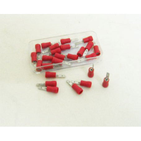 Cable shoe flat, male, 2.8mm, per 25