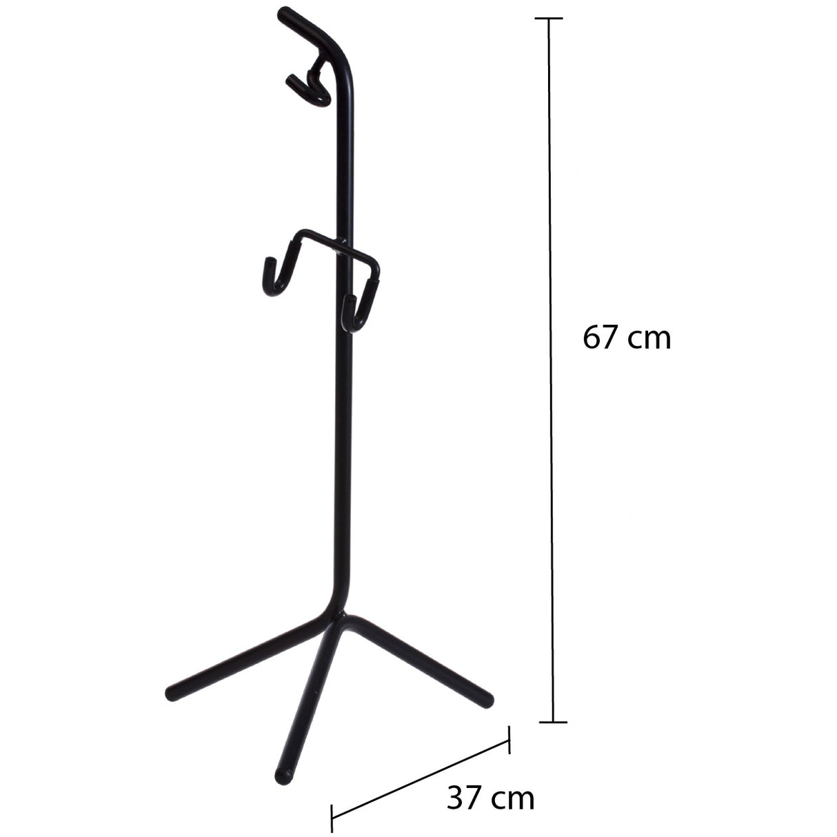 Steco display stand, 3-legged, matt black