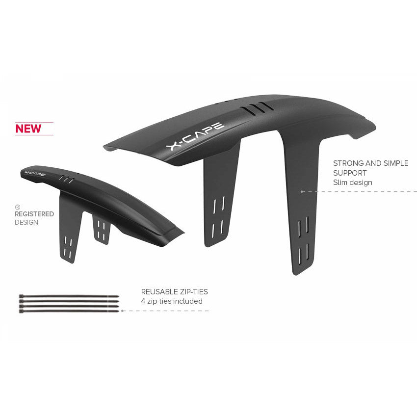 VoorBarkboard X-Cape 26 27.5 29 pulgadas 82 mm Negro