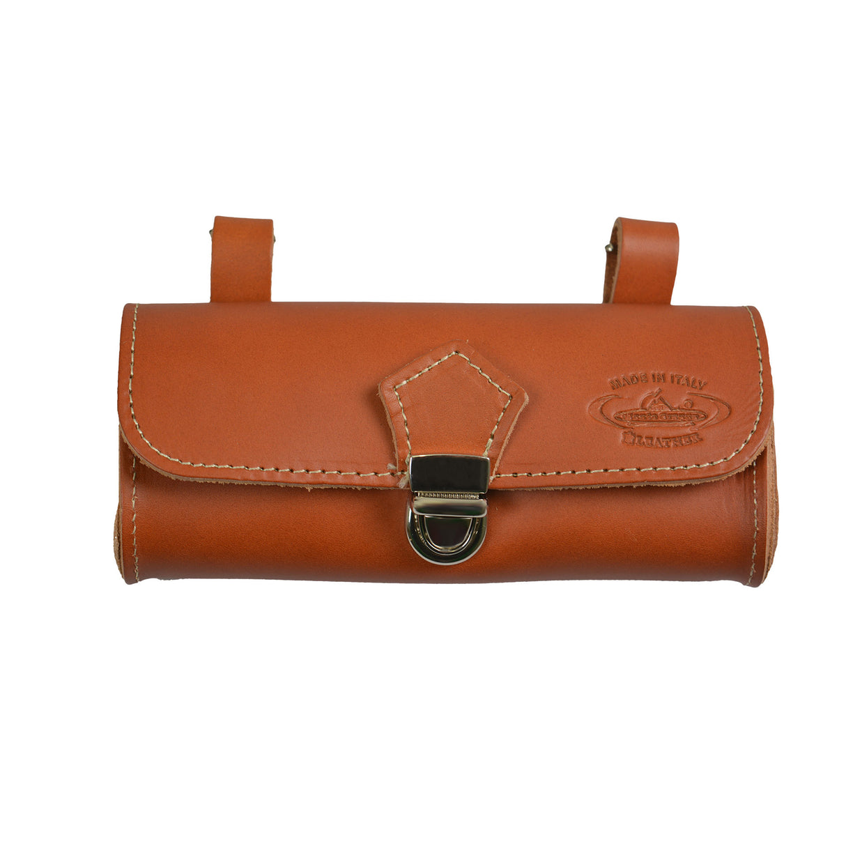 Selle Monte Grappa Monte Grappa saddle bag Leather Cognac with Logo