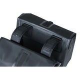 Basil Urban Dry Double Bicycle Bag, Waterproof, 50l, Matt Black