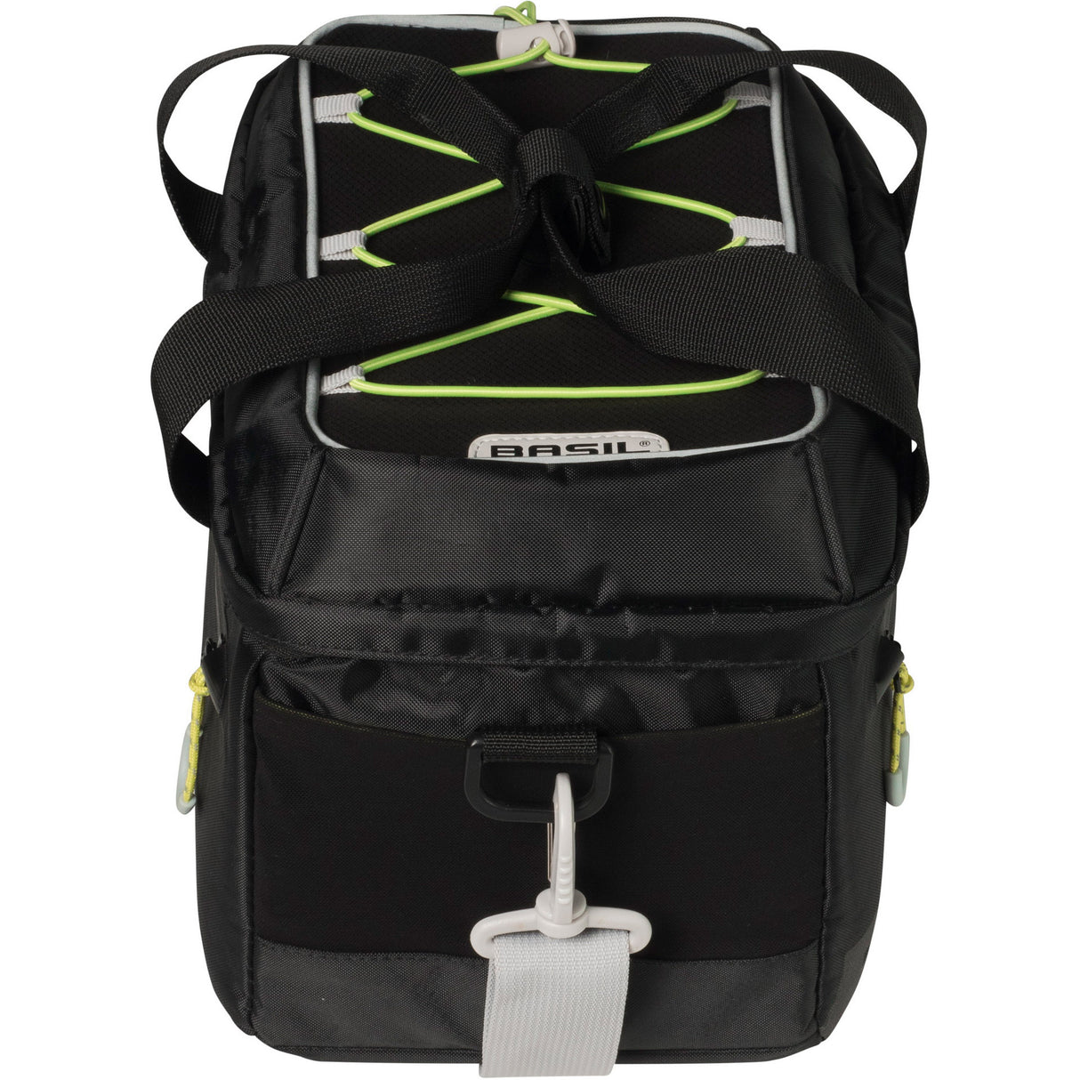 Basil Miles Trunkbag - Sporty Black Bagugh Business Bag per fondi sportivi - 7L - Lime nero