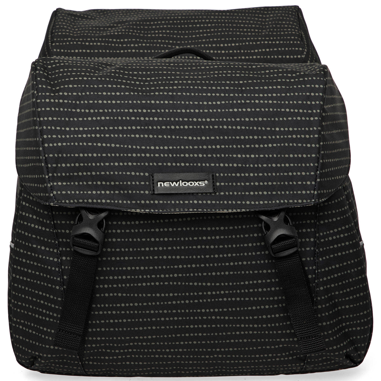 Bolsa de bicicleta doble Joli - Adaptador Mik - Repelente de agua - Nomi Black