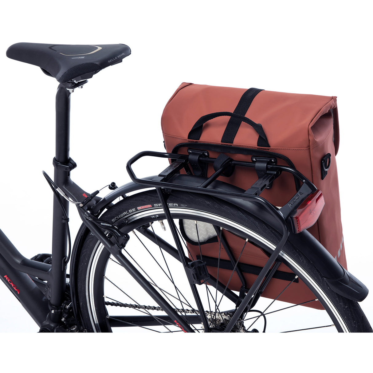 Odense Single - Spacious single bicycle bag - Unisex - Water -repellent polyester - Rest - 17.5L