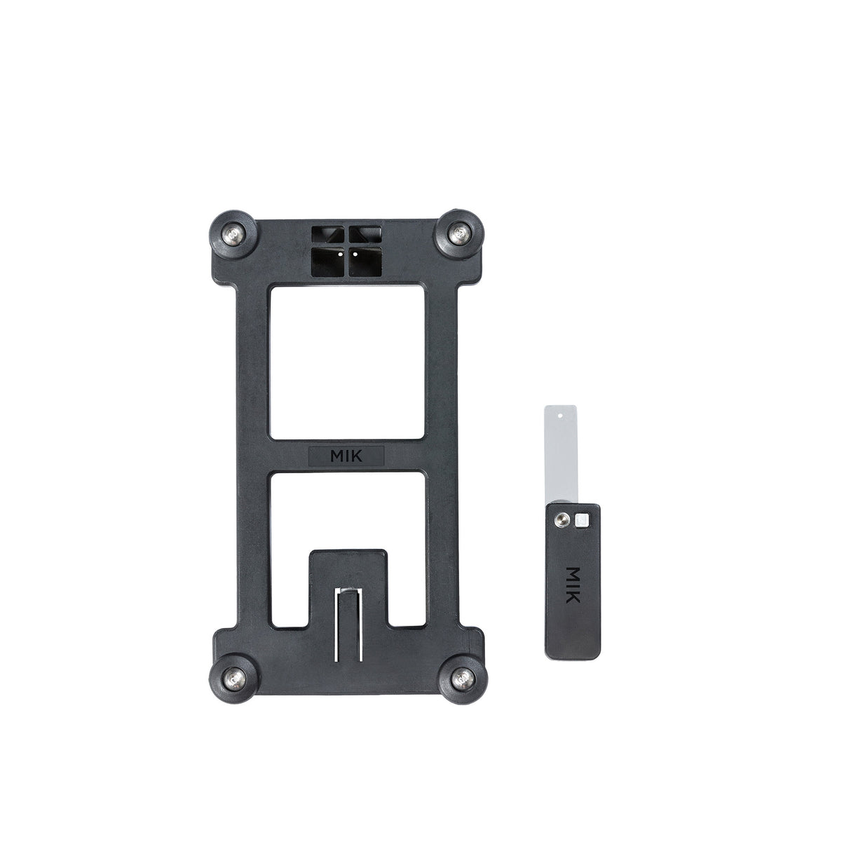 Basil Mik Adapterplaat schwaarz