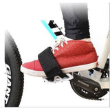 VWP Fixie pedalo dirželiai juodo nailono