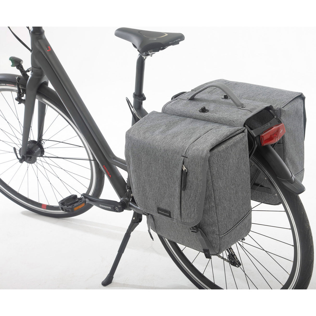 Nowe looxs nova double - podwójna torba rowerowa - szary