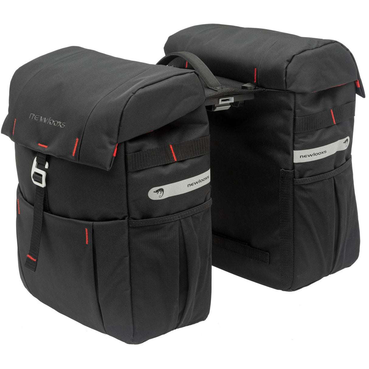 Nové looxs Vigo Double Mik Bicycle Bag - černá