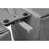New Looxs Nova Double - Double Bicycle Bag, Gray