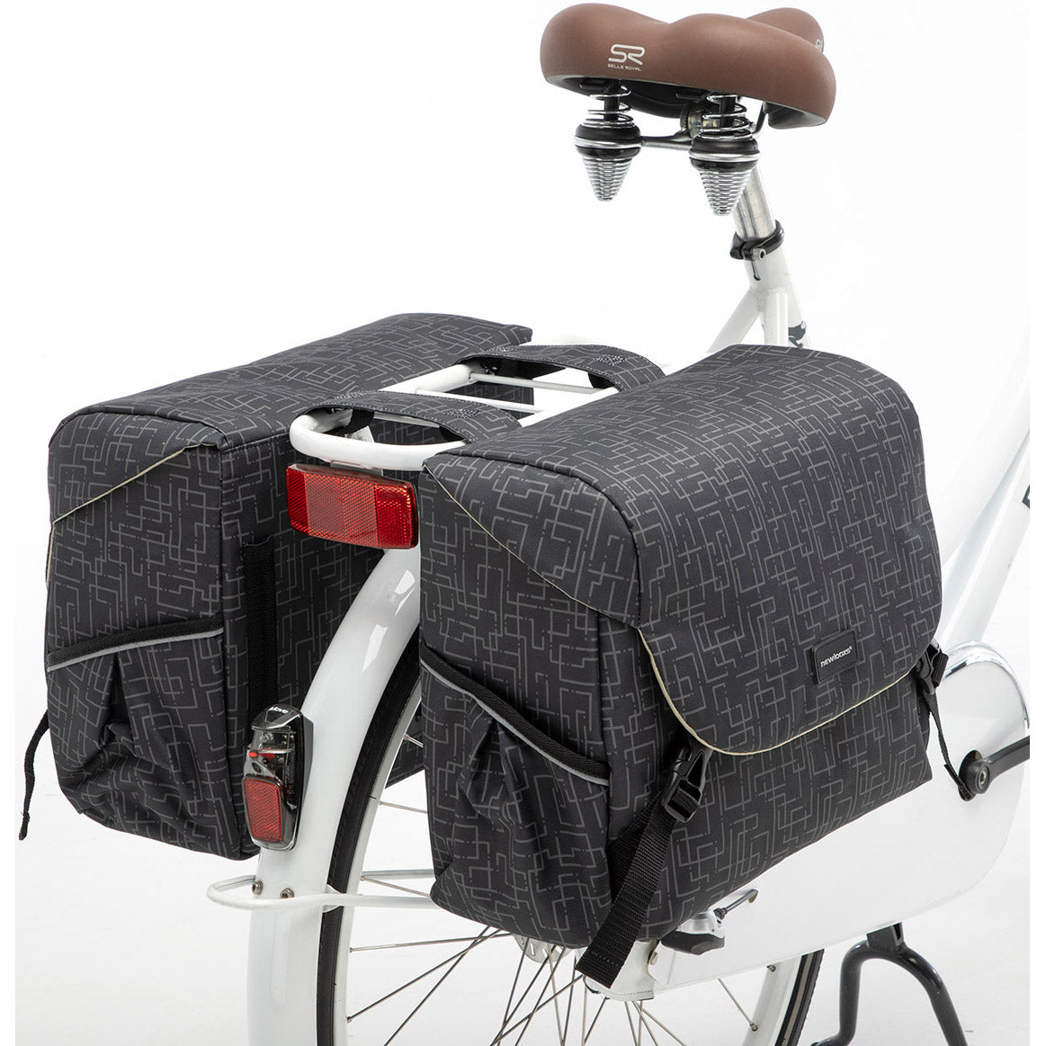 Mondi Joy Double Bicycle Bag - Vand -Repellent Polyester - Sort - 38L