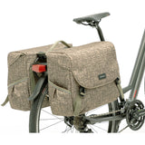 Mondi Joy Double Bicycle Sac - Eau - Polyester-Repellent - Racktime - Ivy Gray