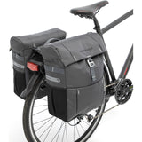 Ny looxs vigo dobbelt - dobbelt cykelpose - unisex - sporty design - sort grå