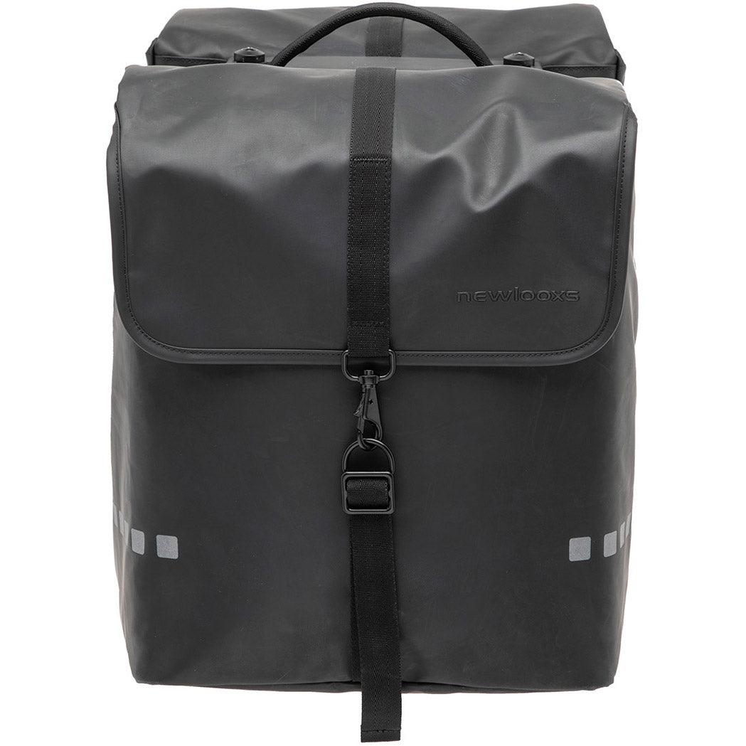 New Looxs Odense 224,501Mik Black double bicycle bag