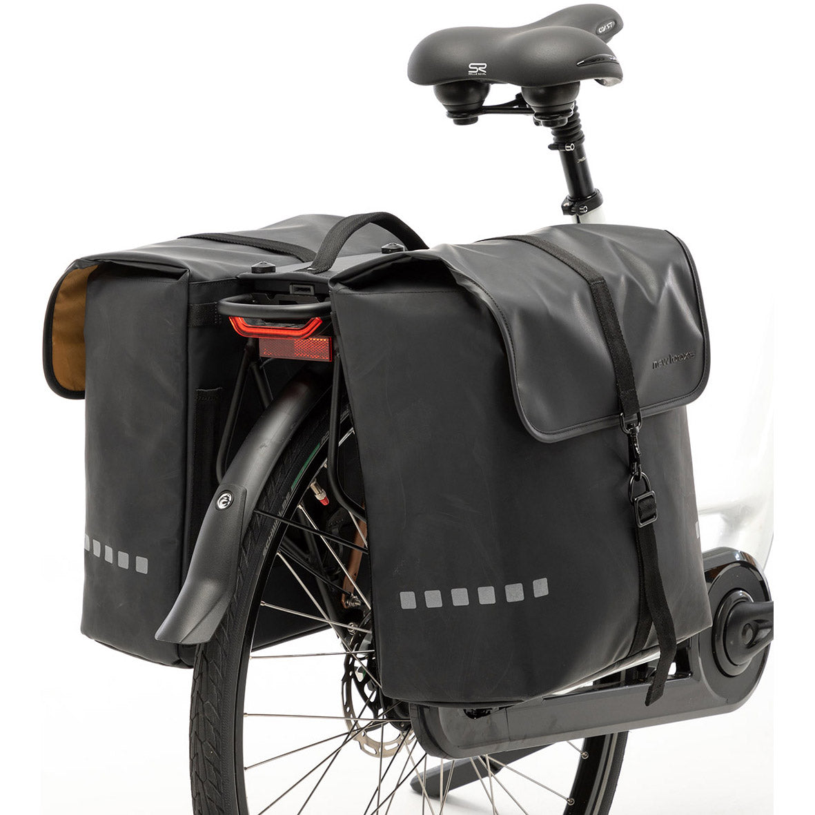 New Looxs Odense 224,501Mik Black double bicycle bag