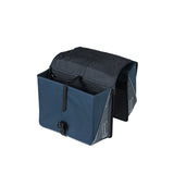 Basil Forte double pannier, water-repellent, navy blue black, 35L