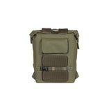 Basil Soho NordlichT Fahrrad Rucksack - Grün moderne Fahrradbeutel mit integrierter LED -Beleuchtung für Frauen und Männer #basil #fietsrugpak #GrosGroen