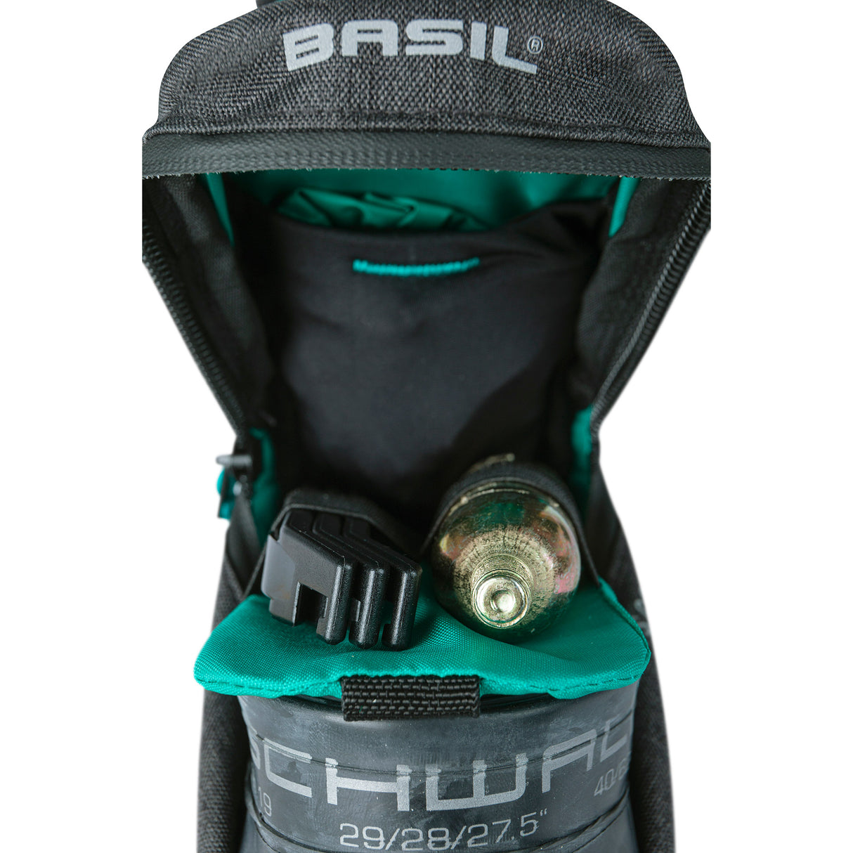 Basil City Double Bicycle Borse Mik, nero
