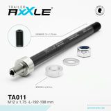 Bobike Radoxx Planaksel til trailer M12X1.75 192-198mm