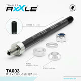 Bobike Radoxx Planse Axle for Trailer M12X1.00 152-167MM