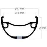 Bobike Ryde Velg Rival 30 28222 32G 14g Discal