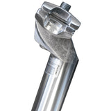 Poste de place fixé 26,8 x 350 mm d'argent en aluminium