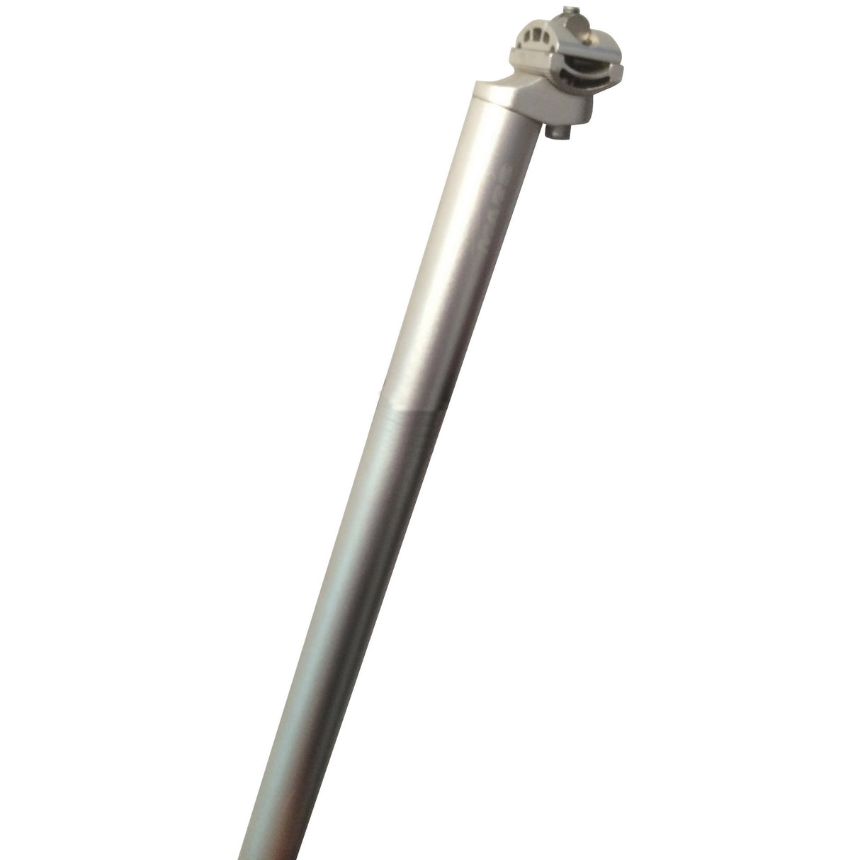Posto de assento fixo 25,4 mm x 600 mm de alumínio prata