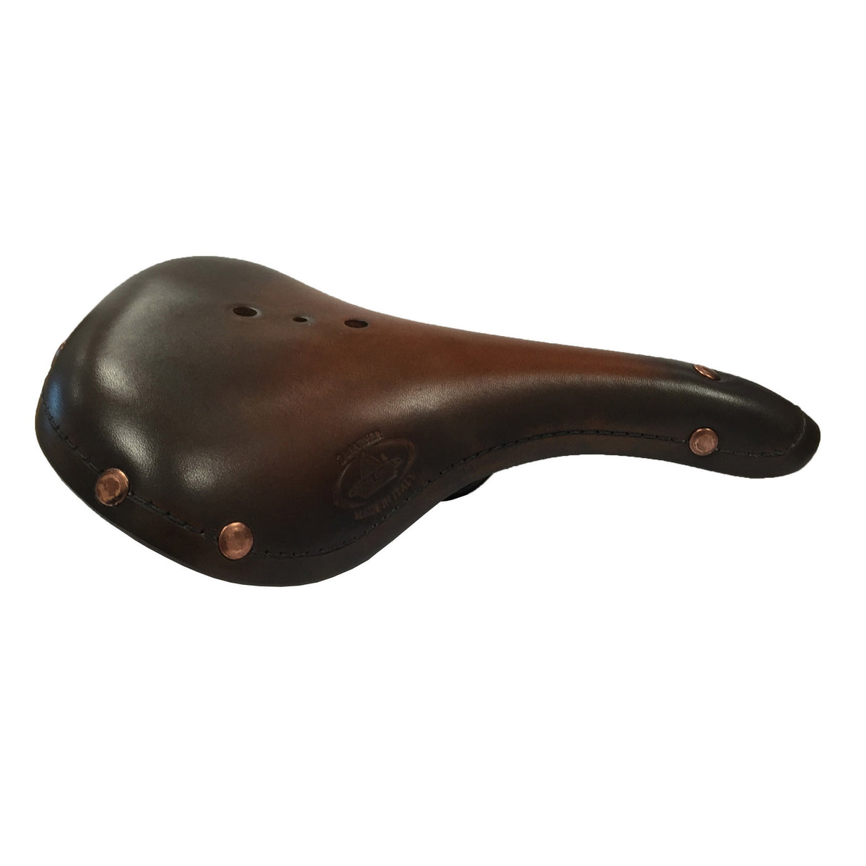 Selle Monte Grappa Monte Grappa Saddle Old Frontiers Classic Leather D-Bruin