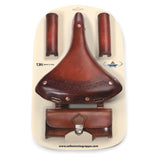 Selle Monte Grappa Monte Grappa Set Charleston Oxford 3-delt læder D-Bruin