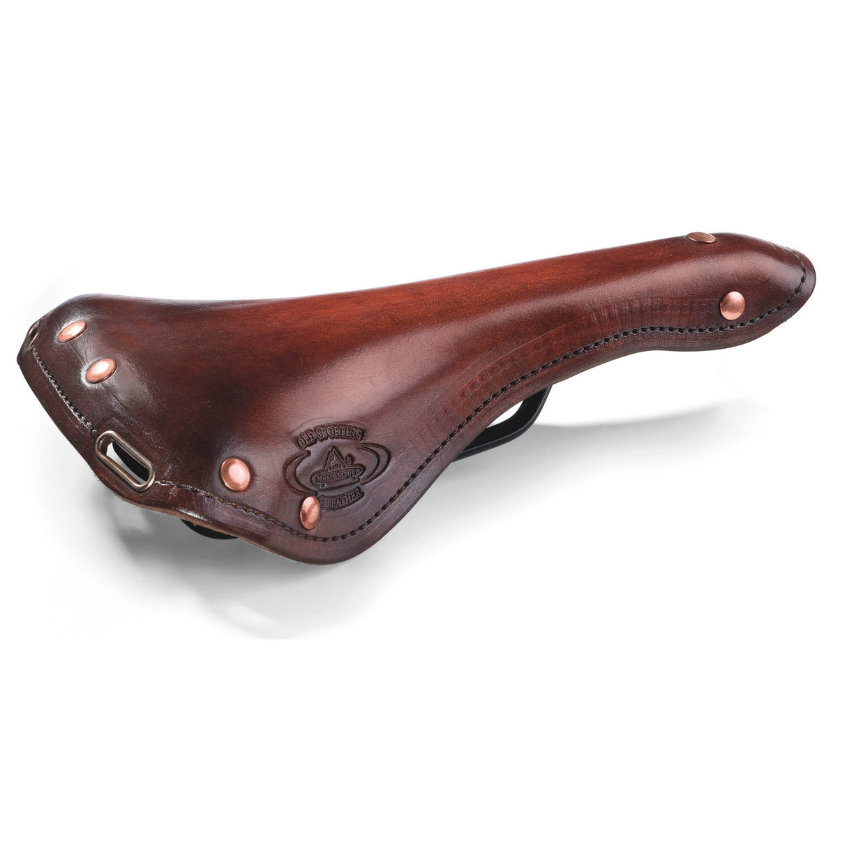 Monte Grappa Charleston Sporting 3-piece leather dark brown set