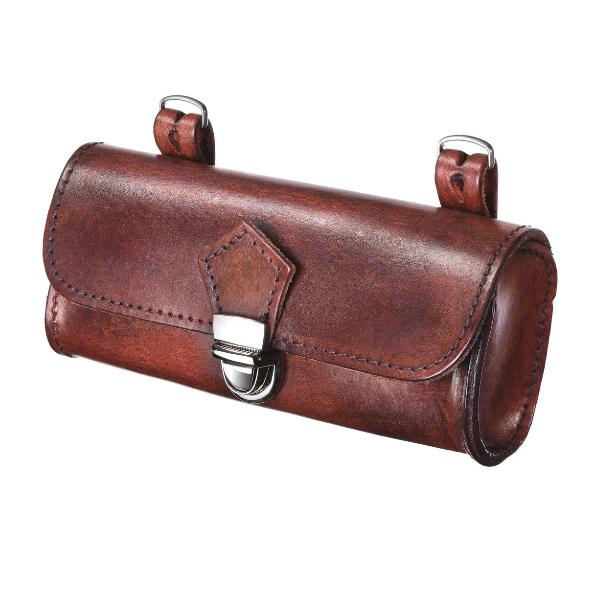 Monte Grappa Charleston Sporting 3-piece leather dark brown set