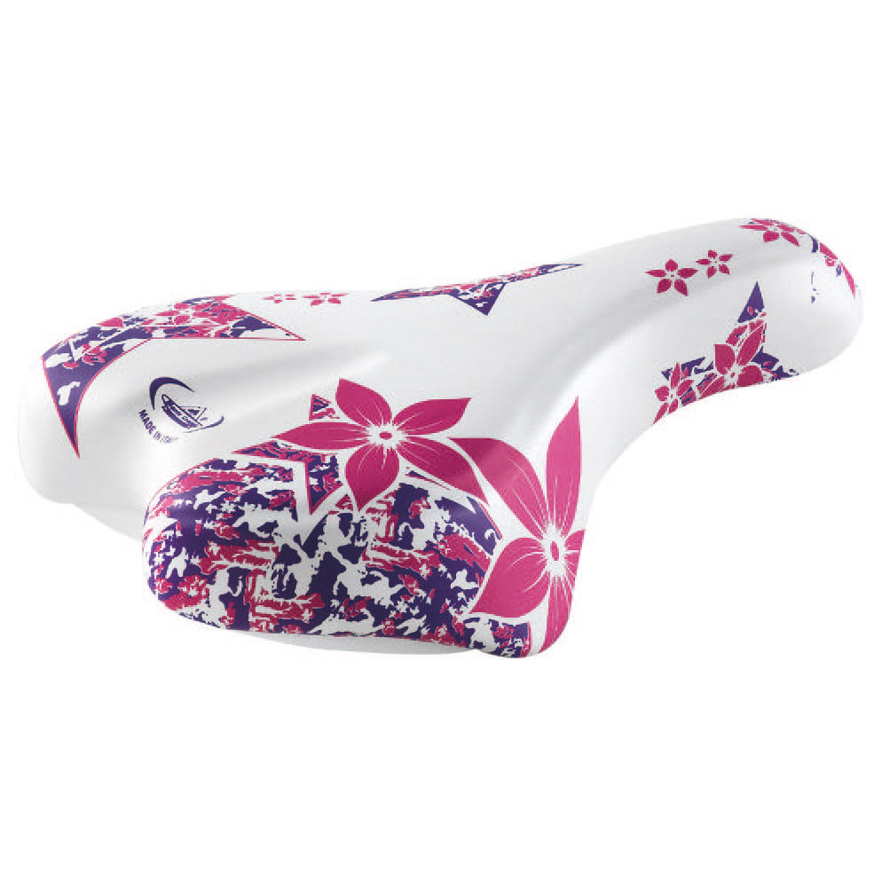 Selle monte grappa monte grappa children's saddle magic 16-20 white pink