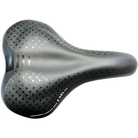 Selle Monte Grappa Monte Grappa Saddle Asola 6200 Gel Steel Rail Black