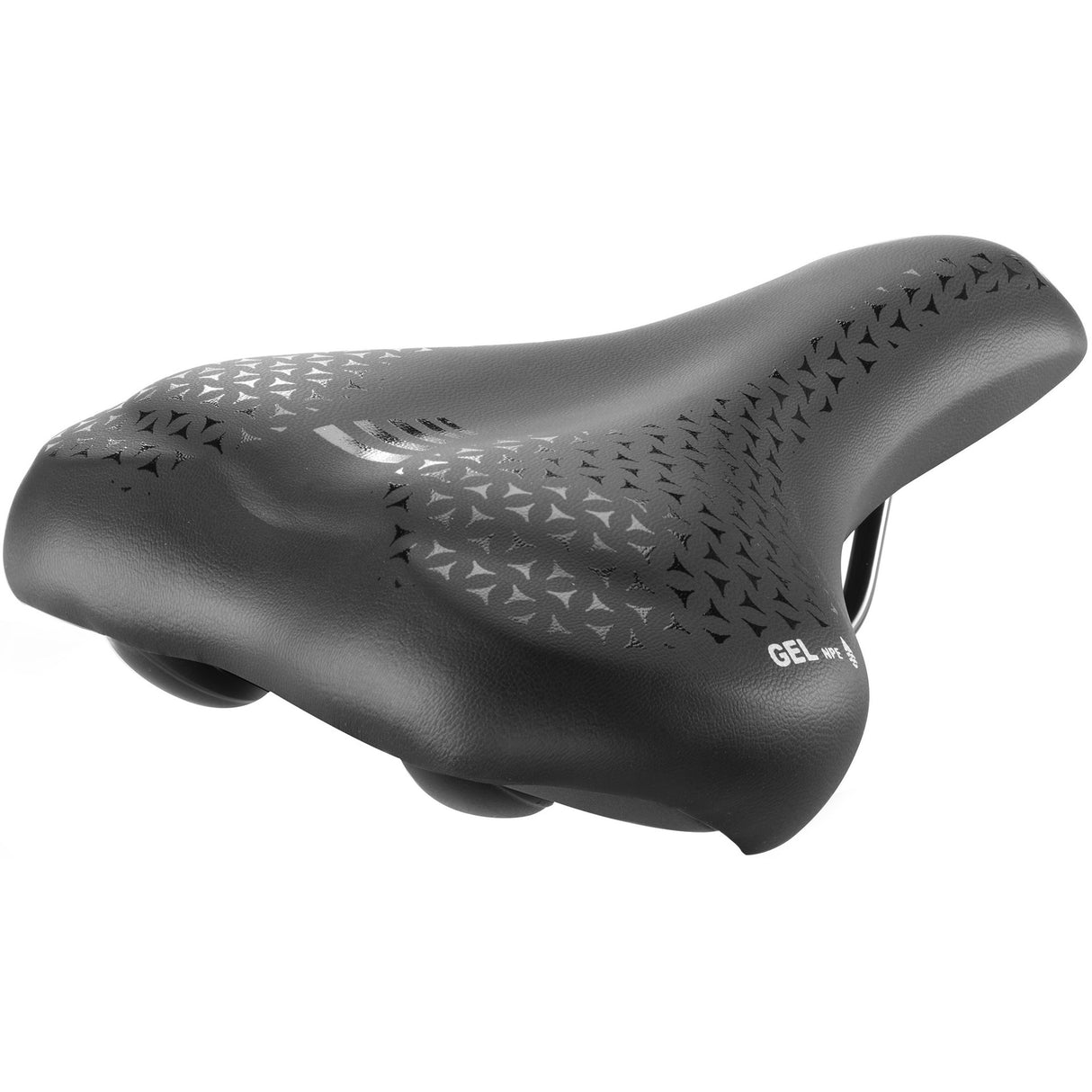 Selle Monte Grappa Monte Grappa Saddle Asola 6200 Gel Steel Rail Black