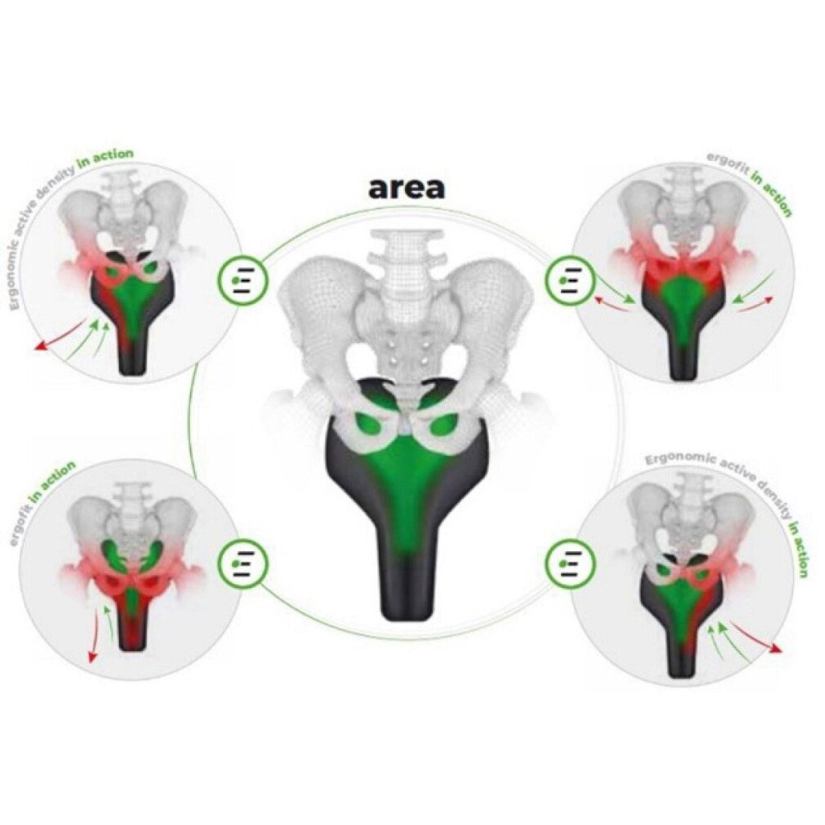 Sella SELLE Bassano Ergo e-City Modulare Black