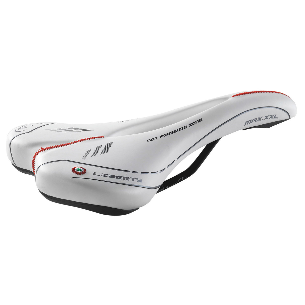 Monte Grappa Saddle Max Liberty skay Wit