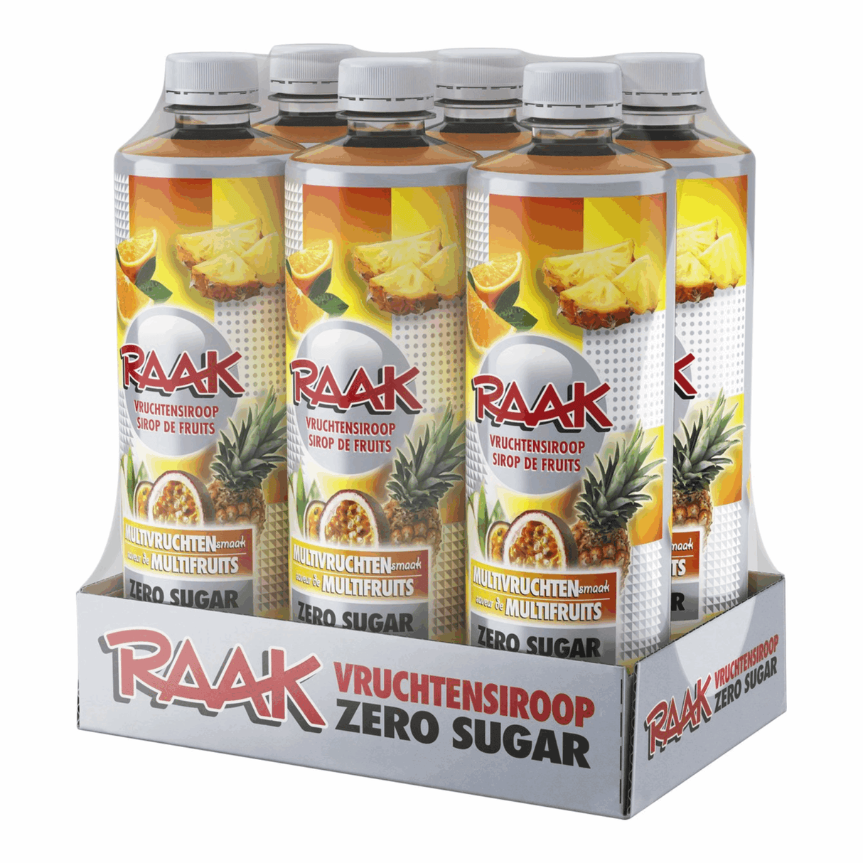 Raak sirop de fruits multifruits zéro (6x 750ml)