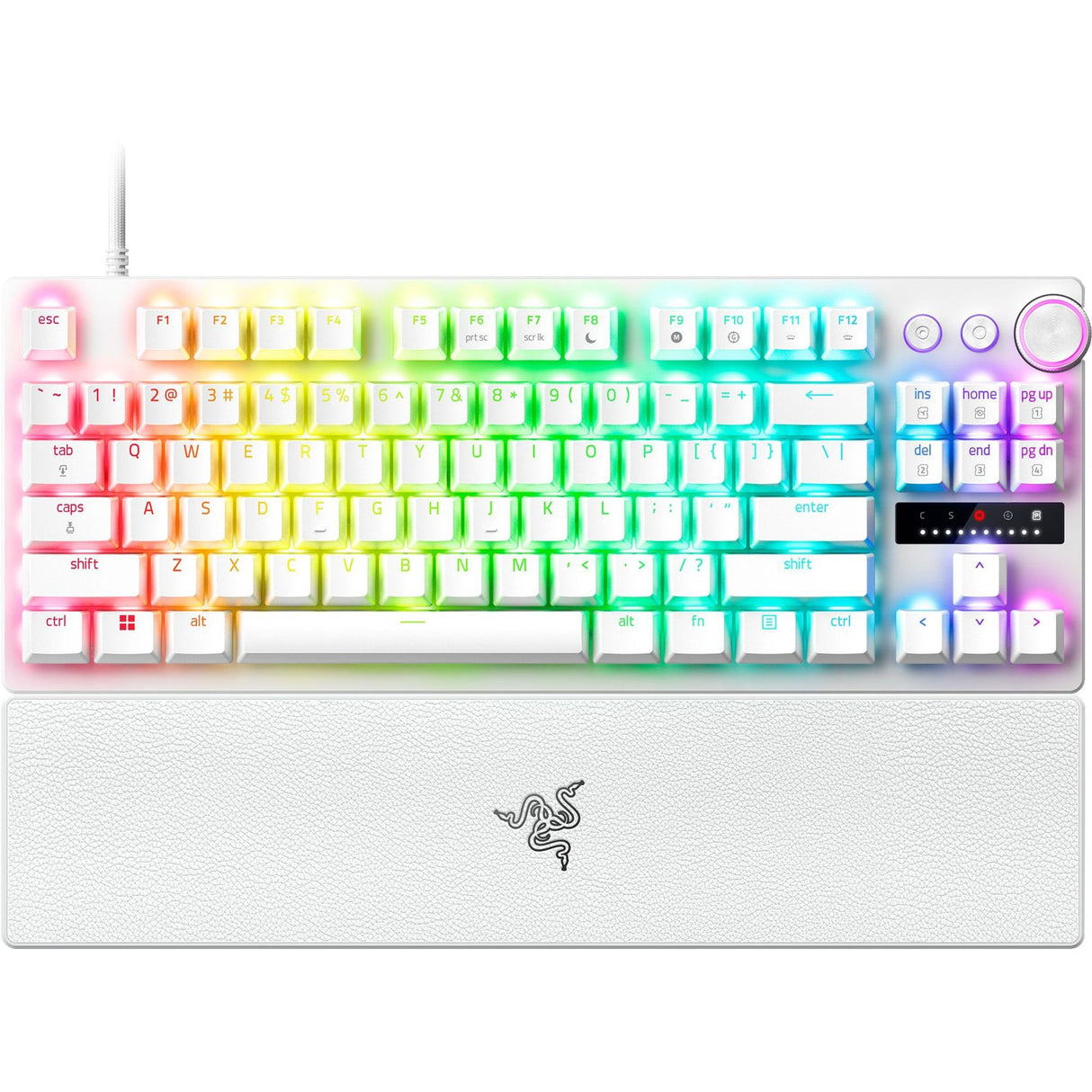 Razer Huntsman v3 Tkl bílá