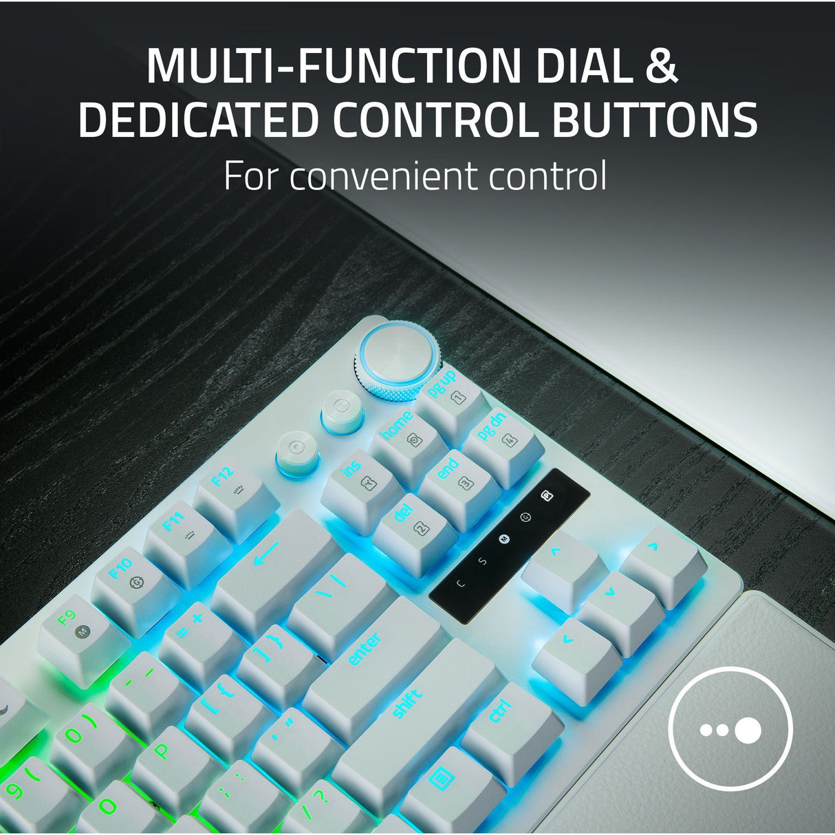 Razer Huntsman v3 Tkl bílá