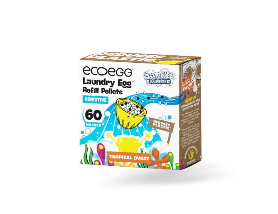 Ecoegg doplňuje mycí míč - SpongeBob - Tropical Burst - citlivé - 60 prádelny