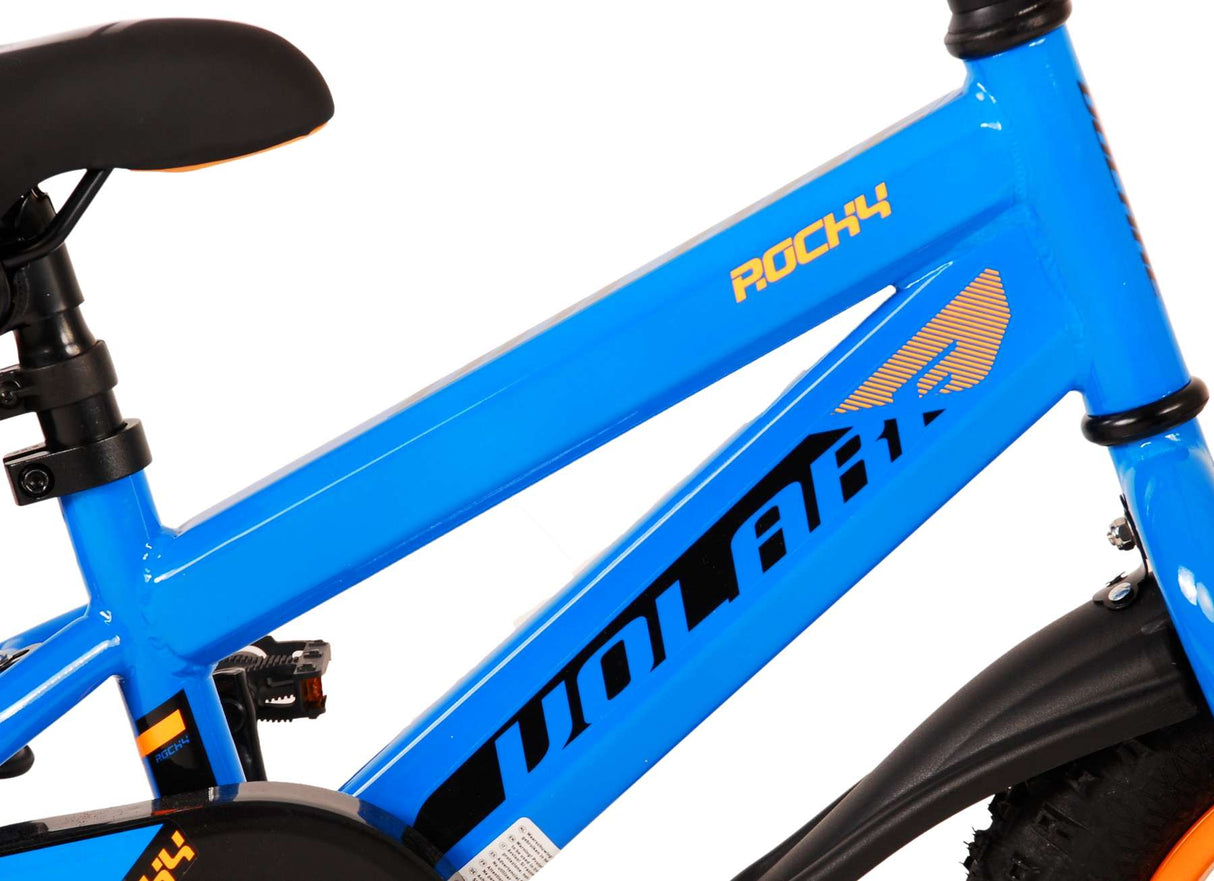 Bicycle per bambini rocciosi di Vlatare - ragazzi - 12 pollici - blu