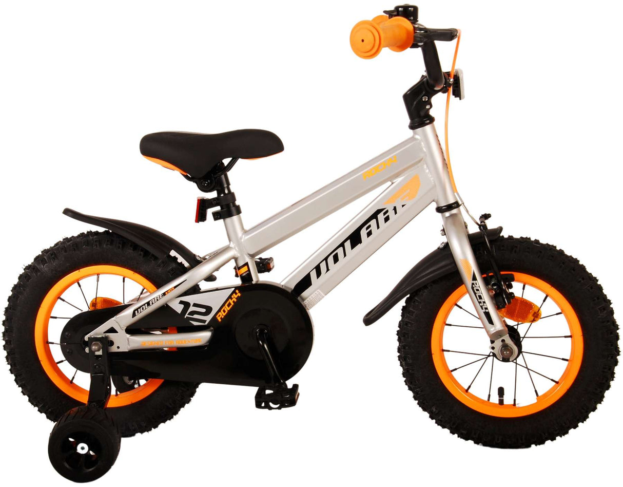Volare Rocky Children's Bicycle - Boys - 12 Inch - Gray