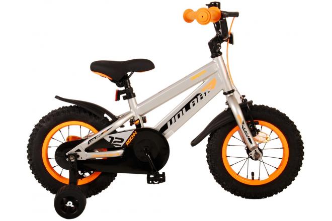 Volare Rocky Children's Bicycle - Boys - 12 Inch - Gray