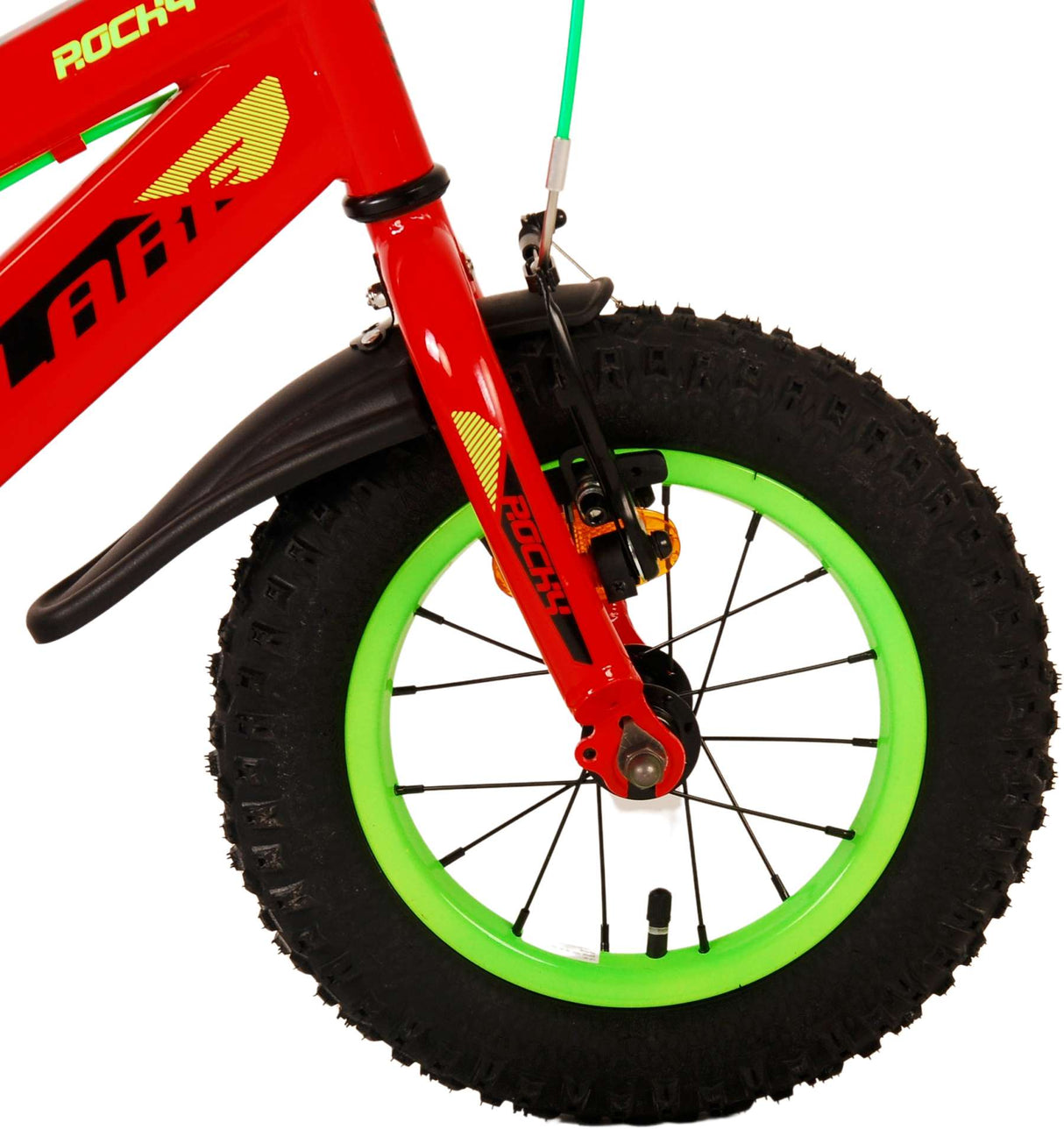 Volare Rocky Children's Bike Boys 12 inch Red Two Hand brakes