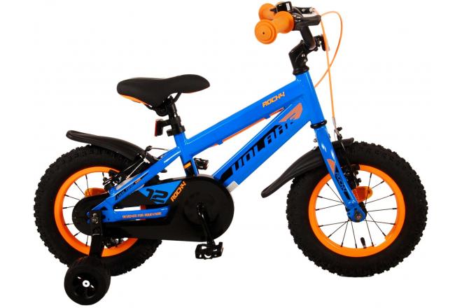Volare Rocky Children's Bike Boys 12 inch Blue Two Hand brakes