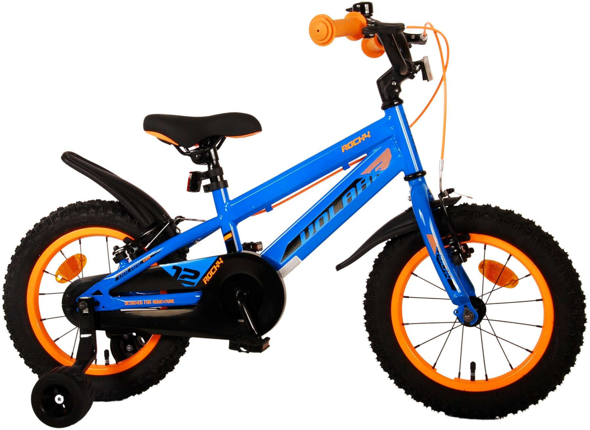 Volare Rocky Children's Bike Boys 14 Inch Blue Two Hand brakes