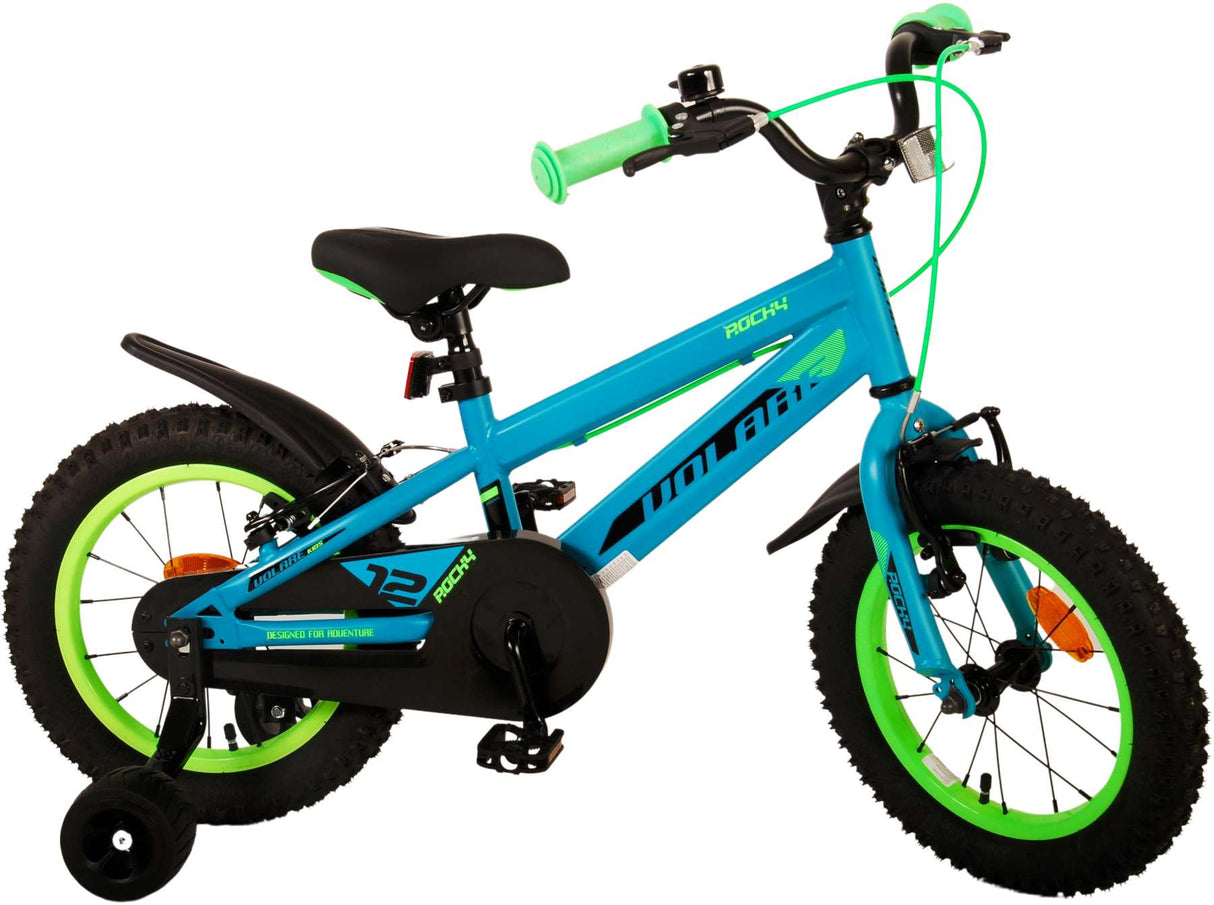 Volare Rocky Children's Bike Boys 14 -palčni zeleni dve ročni zavori
