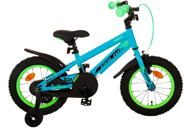 Volare Rocky Children's Bicycle - Boys - 14 Inch - Green