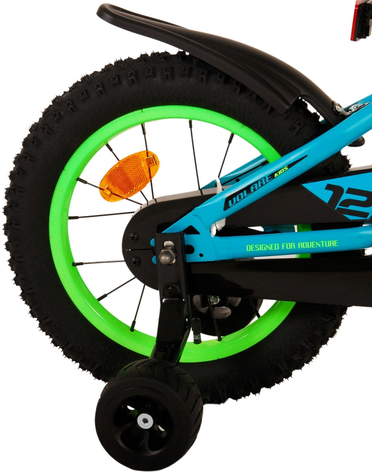 Volare Rocky Children's Bicycle - Boys - 14 Inch - Green