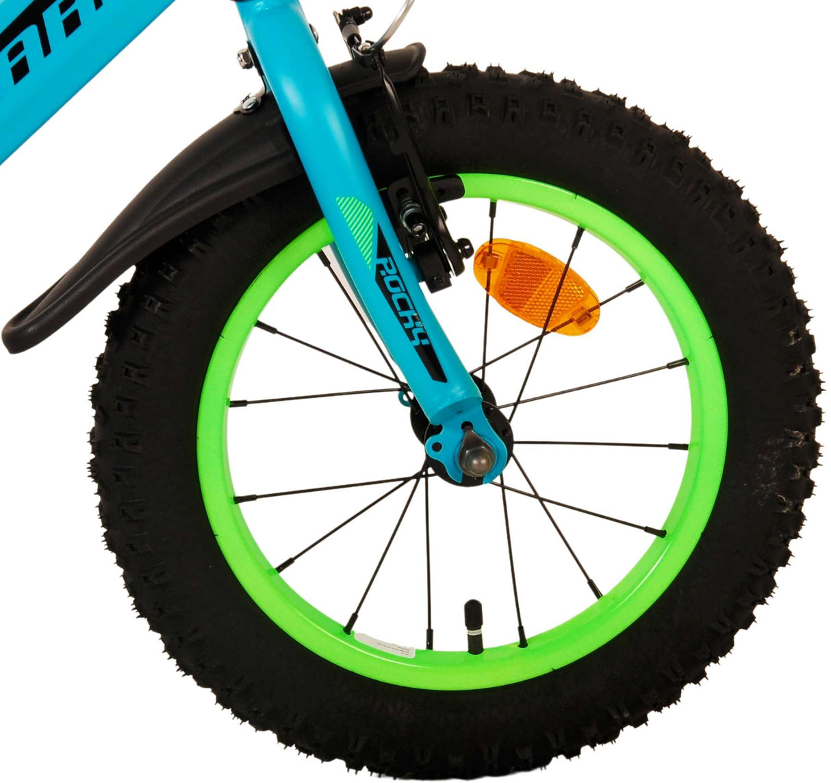 Volare Rocky Children's Bicycle - Boys - 14 Inch - Green