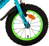 Volare Rocky Children's Bicycle - Boys - 14 Inch - Green